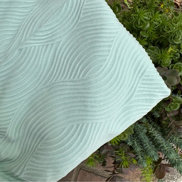 Calia wide banded, high leg swim bottoms in minty aura waves size XXL - Picture 9 of 9